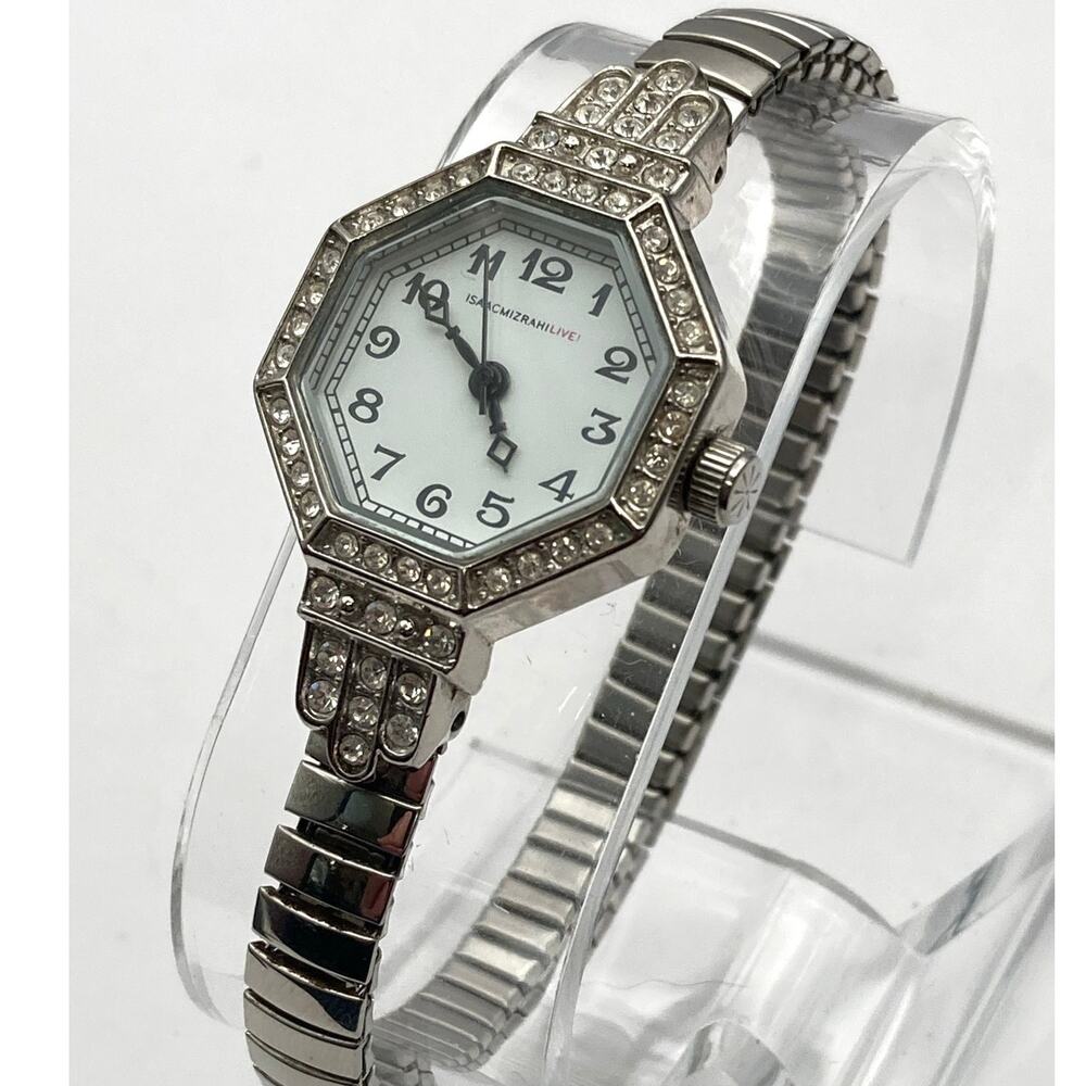Art Deco Isaac Mizrahi Live Octagonal Women's Watch 25mm - Fresh Battery